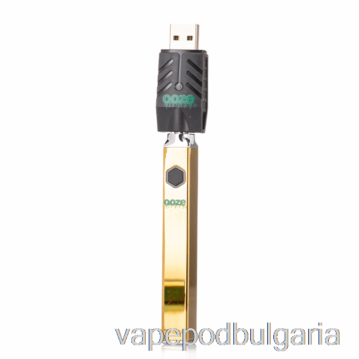 Vape Bulgaria Ooze Quad Flex Temp 500mah батерия златна